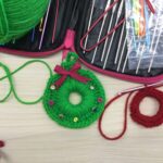 編み物男子が作ったクリスマスリース