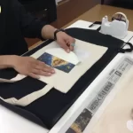 トートバッグにプリントしている様子2