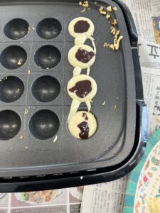 ベビーカステラを作る様子２